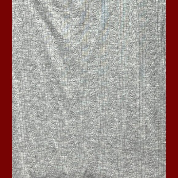 Wild Fable - Women's Long Sleeve Pointelle T-Shirt - Gray - XXL - Picture 11 of 13